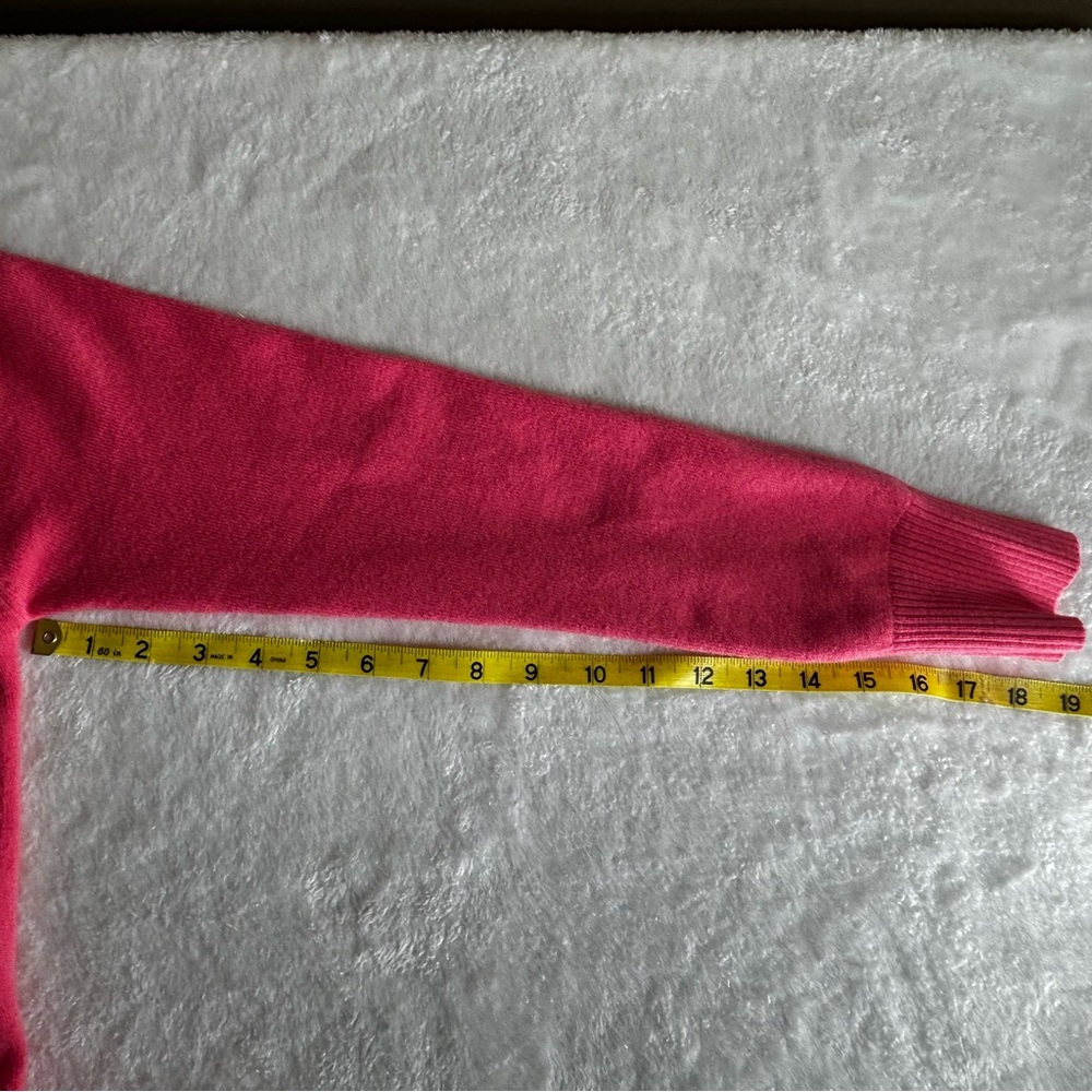 French Connection Long Sleeve Crew Neck Pink Sweater Size Large - Picture 6 of 10